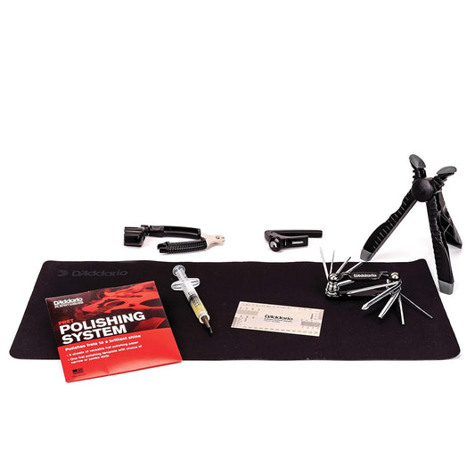 Setup Tech D'Addario PW-EGMK-01 Premium Guitar Maintenance Kit - Việt Music