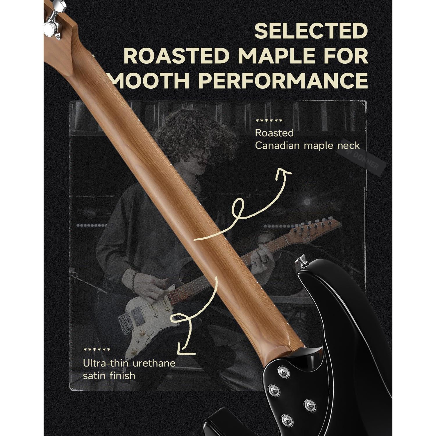 Đàn Guitar Điện Donner DST-550 HSS, Maple Fingerboard - Việt Music