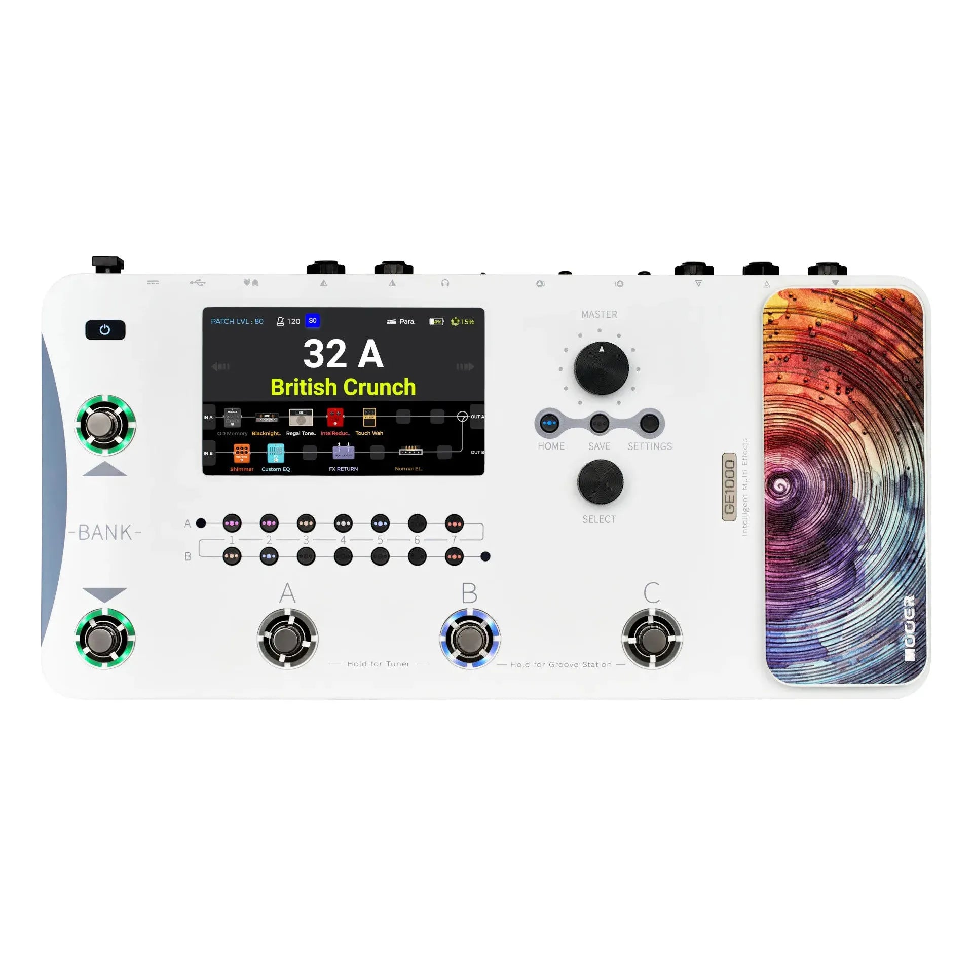 Pedal Guitar Mooer GE1000 / GE1000 Li - Amp Modeler and Effects Processor - Việt Music