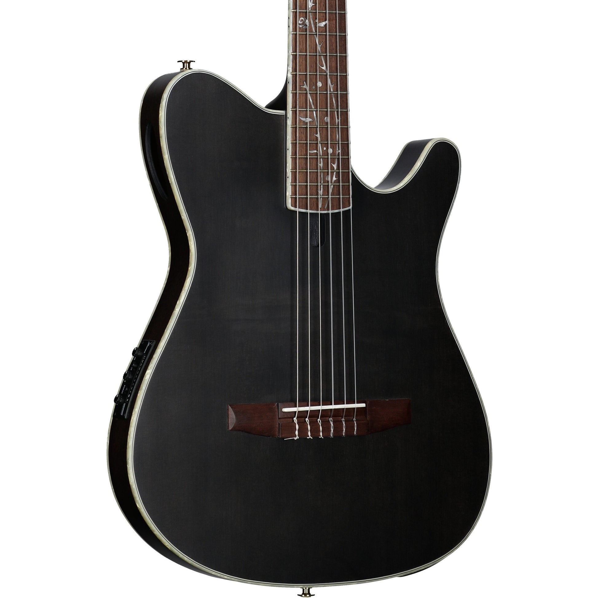 Đàn Guitar Classic Ibanez TOD10N Tim Henson Signature Nylon Acoustic, Black Flat - Việt Music