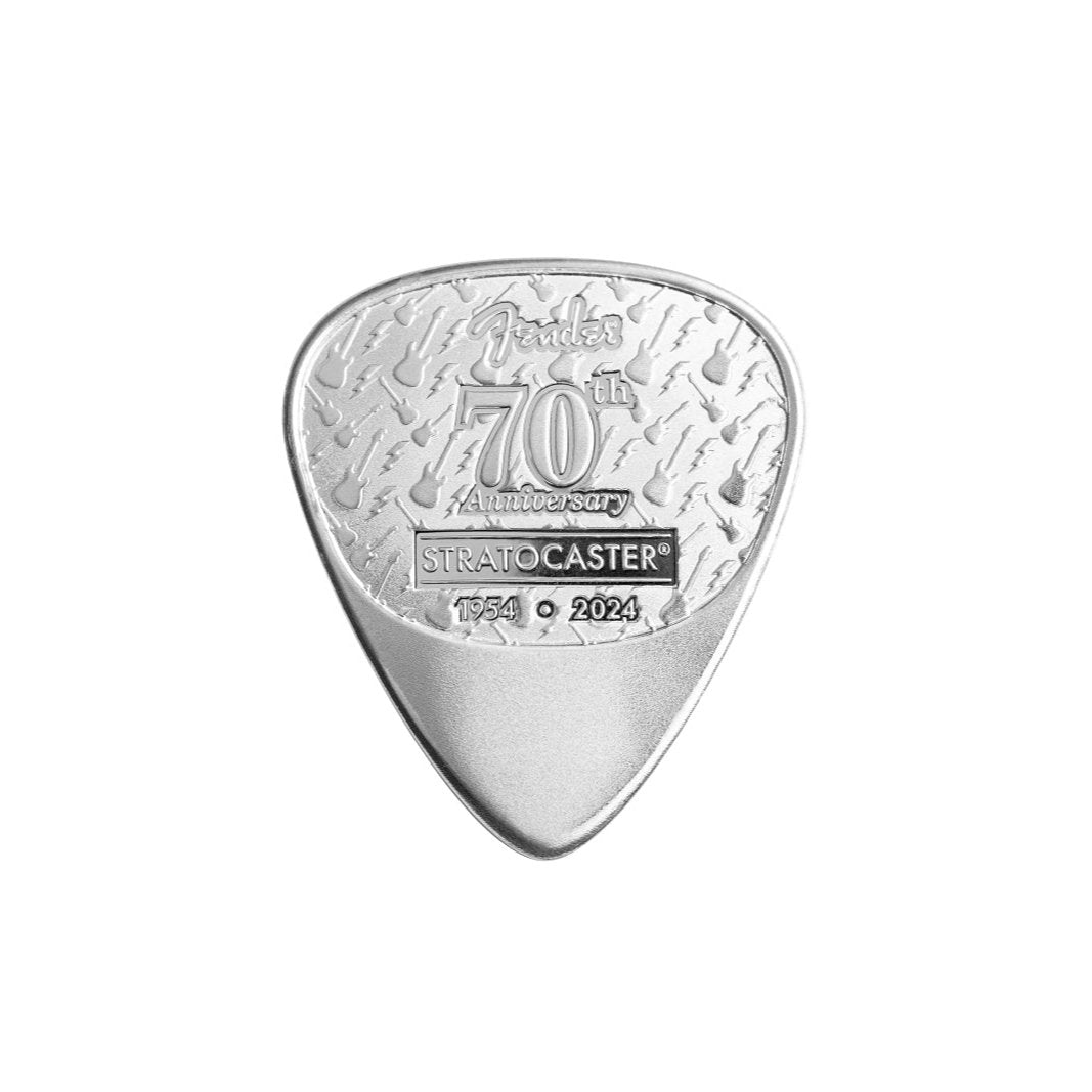 Pick Gảy Đàn Guitar Fender 70th Anniversary Stratocaster Sterling Silver, Heavy - Việt Music