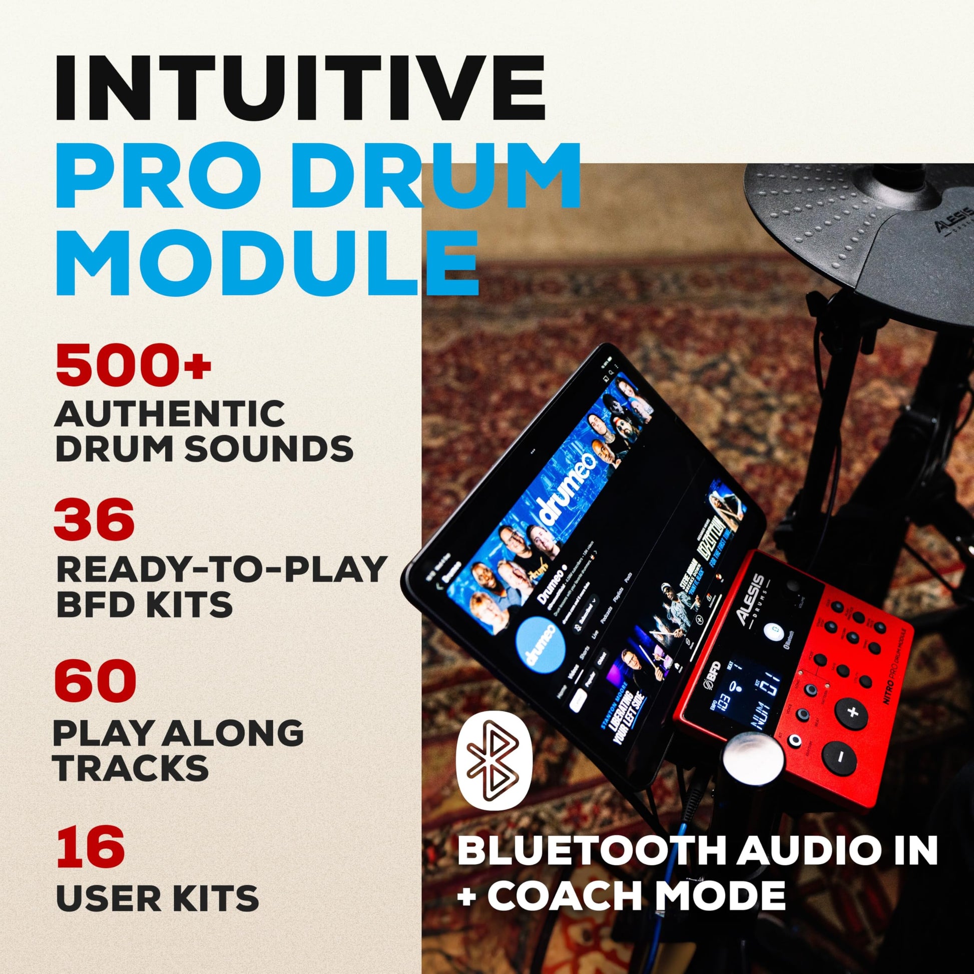 Trống Điện Alesis Nitro Pro Kit - Việt Music