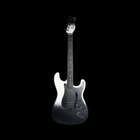 Đàn Guitar Điện Mooer MSC15 Elite HSS, Ebony Fingerboard, Black White Gradient