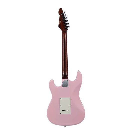 Đàn Guitar Điện Saga SMF1314 Stratocaster HSS, Maple Fingerboard, Pink - Việt Music