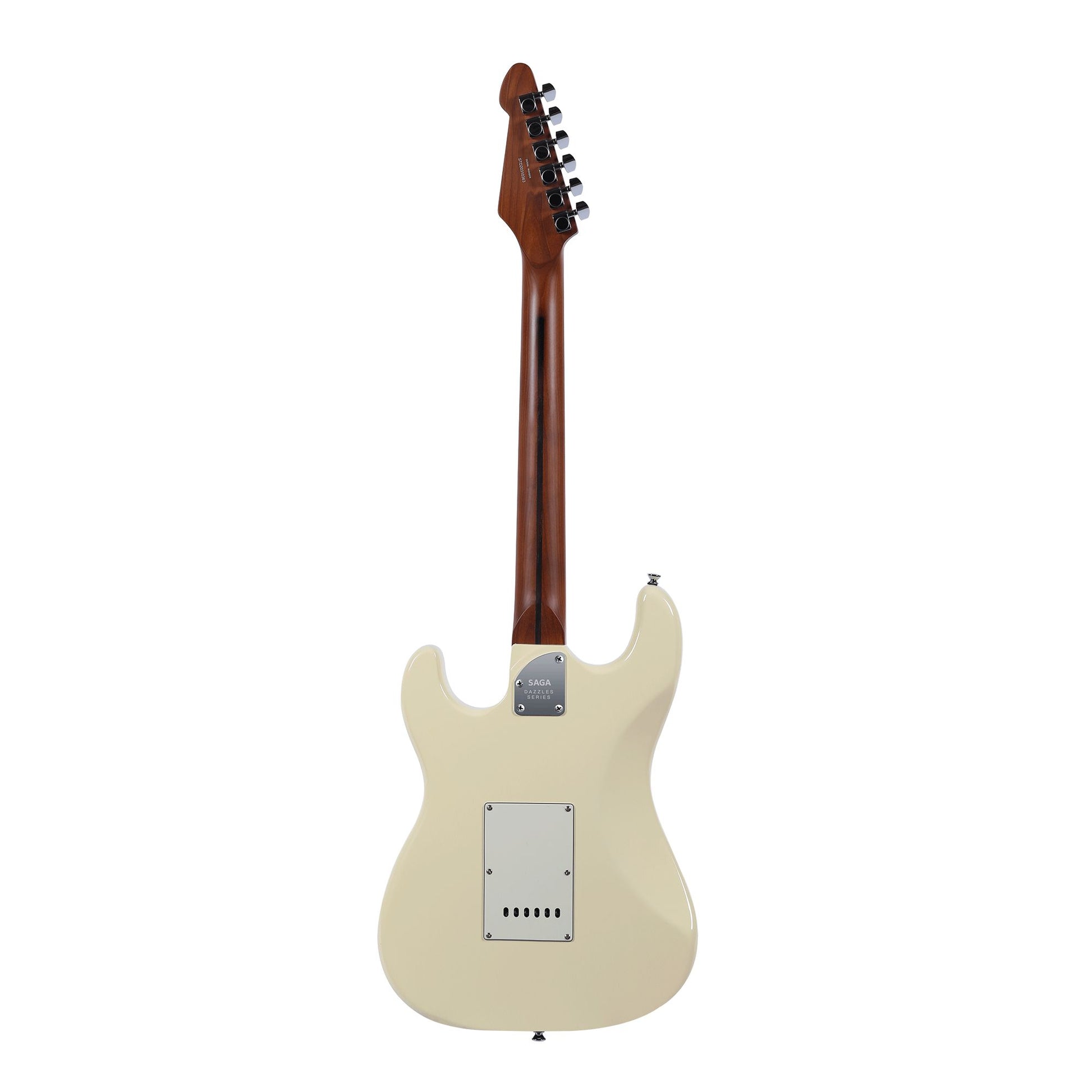 Đàn Guitar Điện Saga SMF1314 Stratocaster HSS, Maple Fingerboard, White - Việt Music