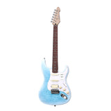 Saga SMF1314H Stratocaster HSS 電吉他，玫瑰木指板，Cosmic Ocean
