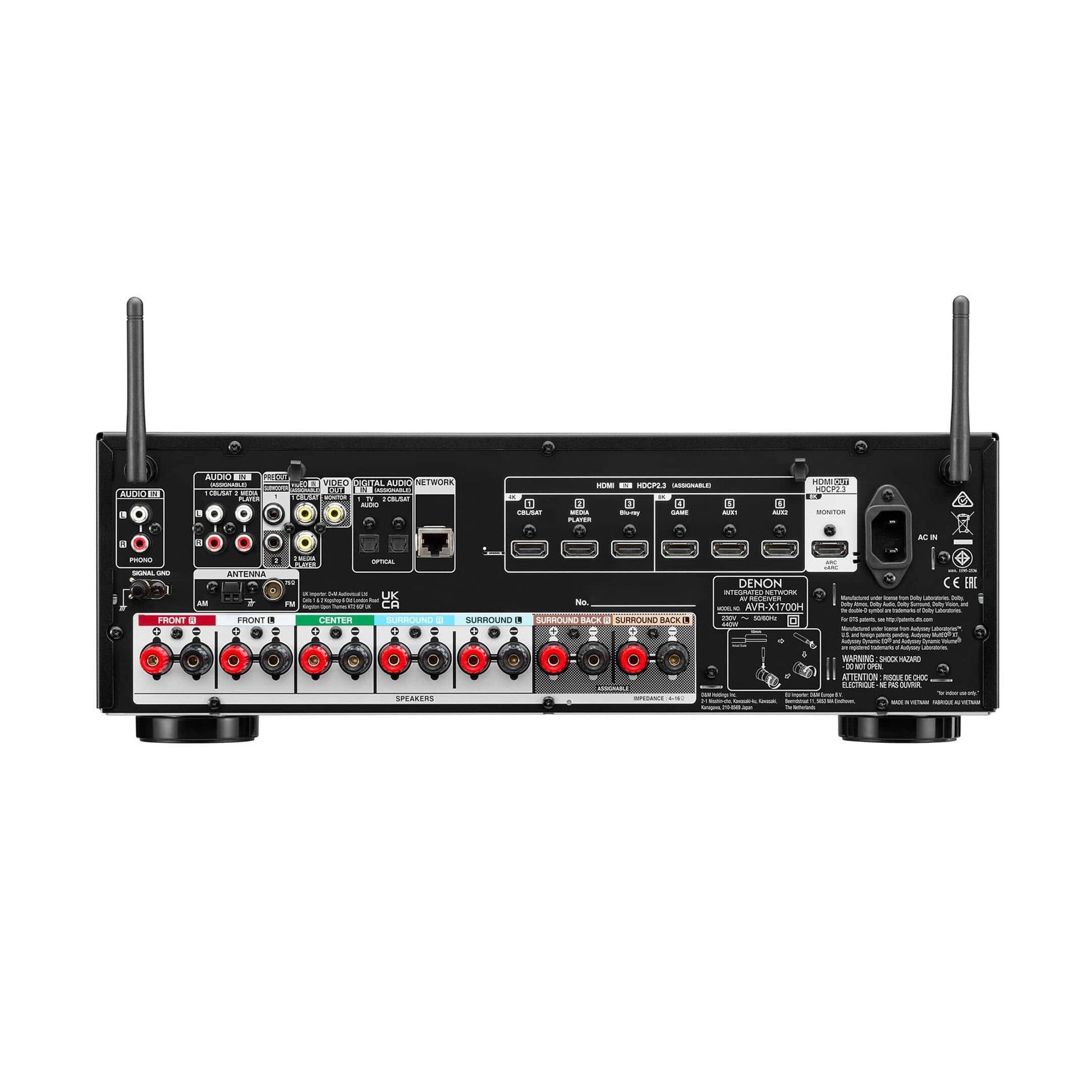 Amply Denon AVR-X1700H - Việt Music