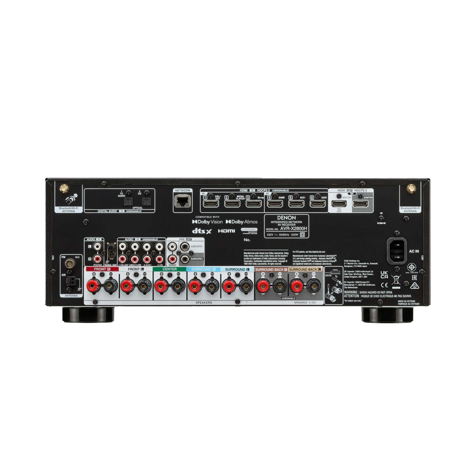Amply Denon AVR-X2800H - Việt Music