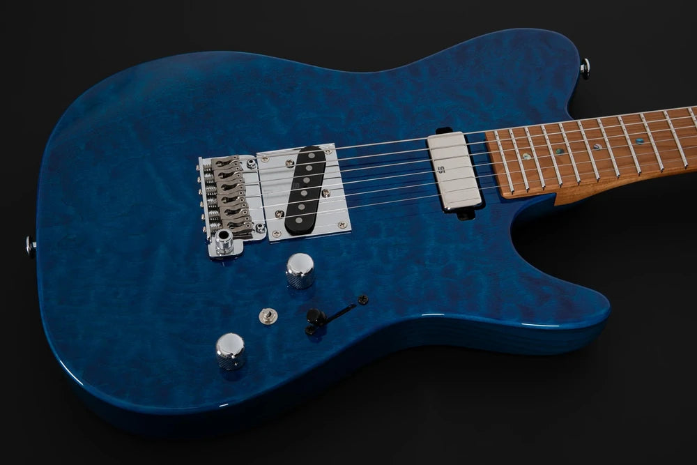 Đàn Guitar Điện Ibanez AZS2200Q - AZS Prestige HS, Maple Fingerboard, Royal Blue Sapphire