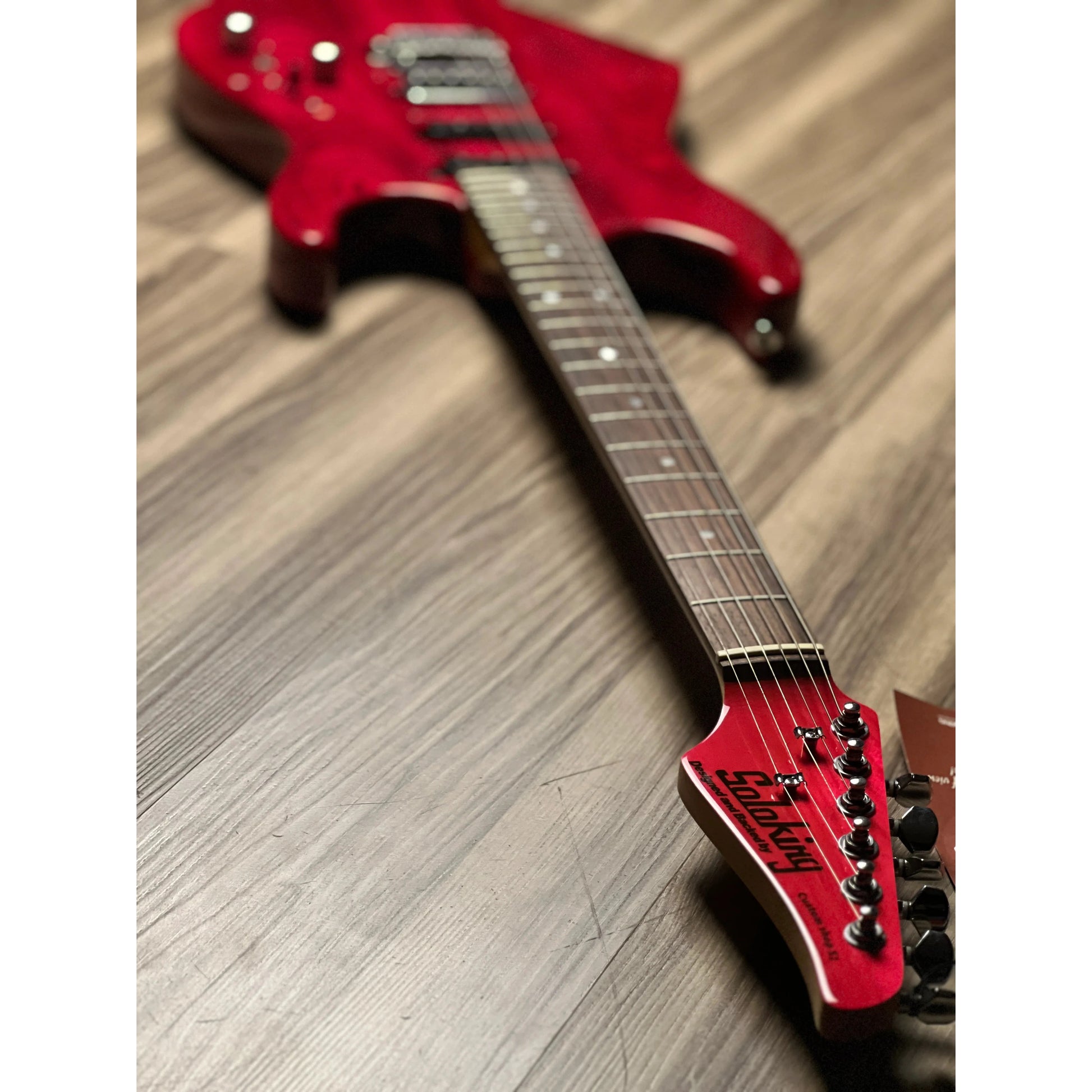 Đàn Guitar Điện Soloking MS-1 Custom HSS, Rosewood Fingerboard, Transparent Magenta - Việt Music