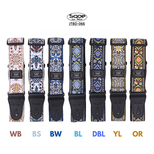 Dây Đeo Đàn Guitar Sqoe Jacquard JTBD-066 - Việt Music