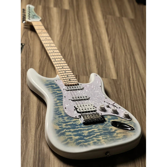 Đàn Guitar Điện Sqoe Limited Edition SEST699 HSS, Maple Fingerboard, Larimar Blue - Việt Music