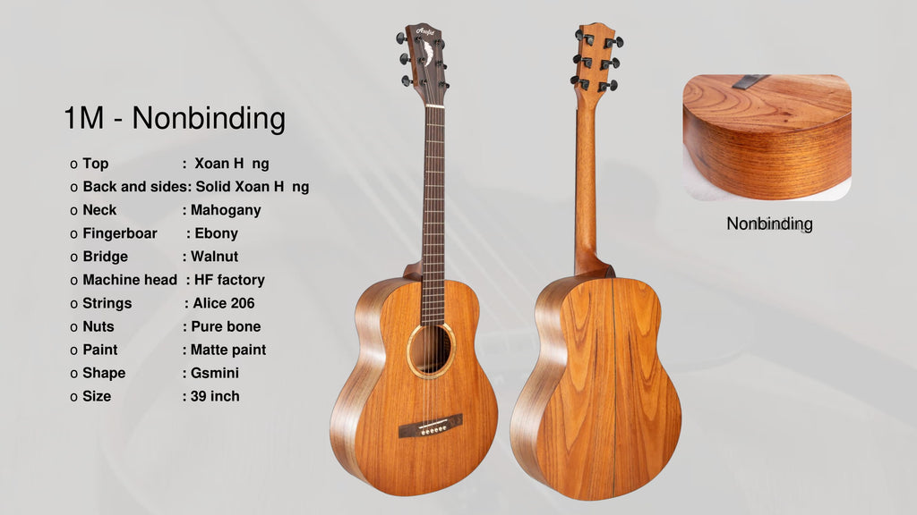 Đàn Guitar Acoustic Asolid 1M Nonbinding