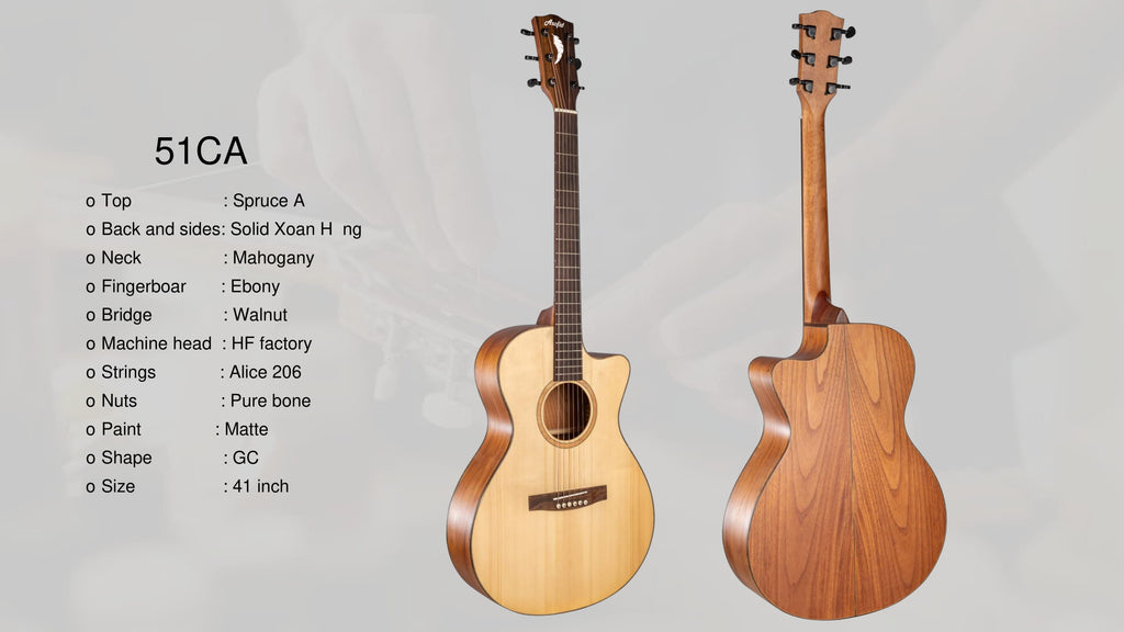 Đàn Guitar Acoustic Asolid 51CA