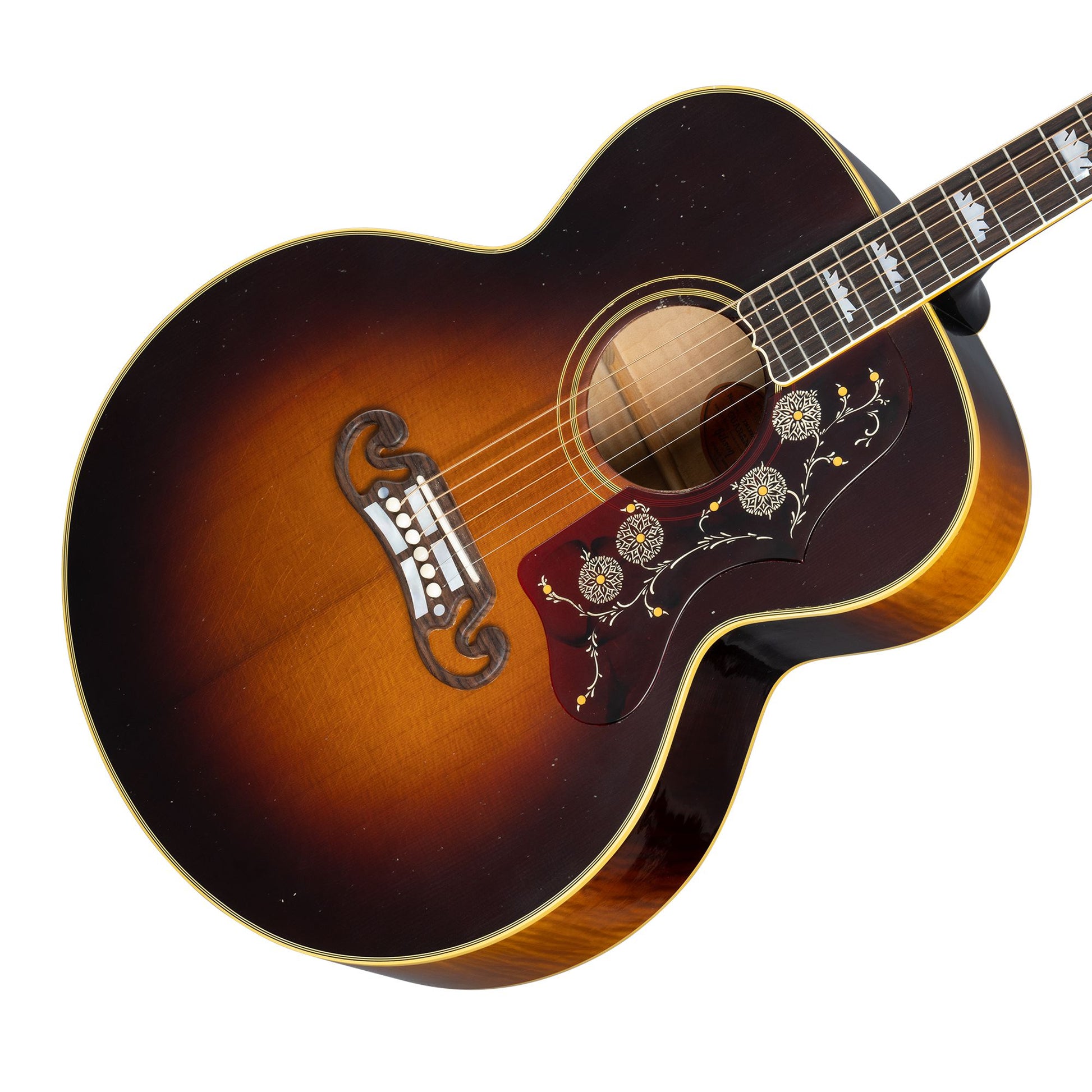 Đàn Guitar Acoustic Gibson Custom Shop 1957 SJ-200, Vintage Sunburst Light Aged - Việt Music