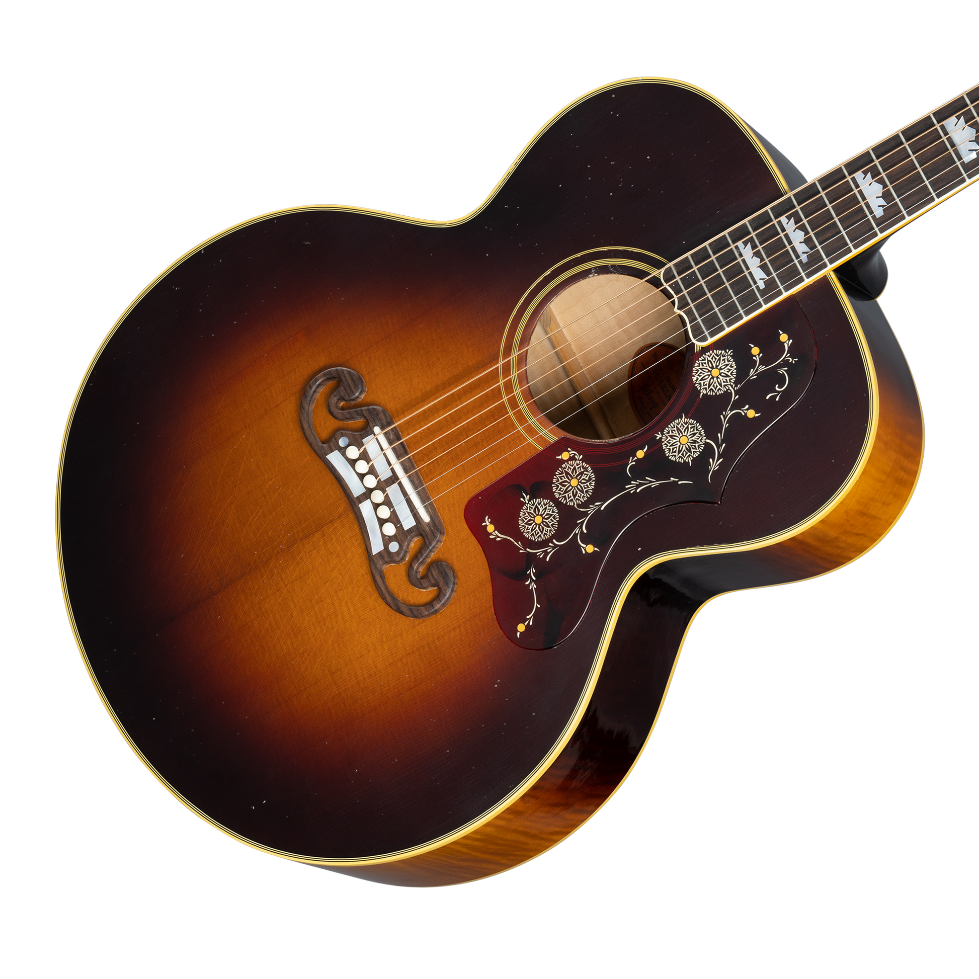 Đàn Guitar Acoustic Gibson Custom Shop 1957 SJ-200, Vintage Sunburst Light Aged - Việt Music