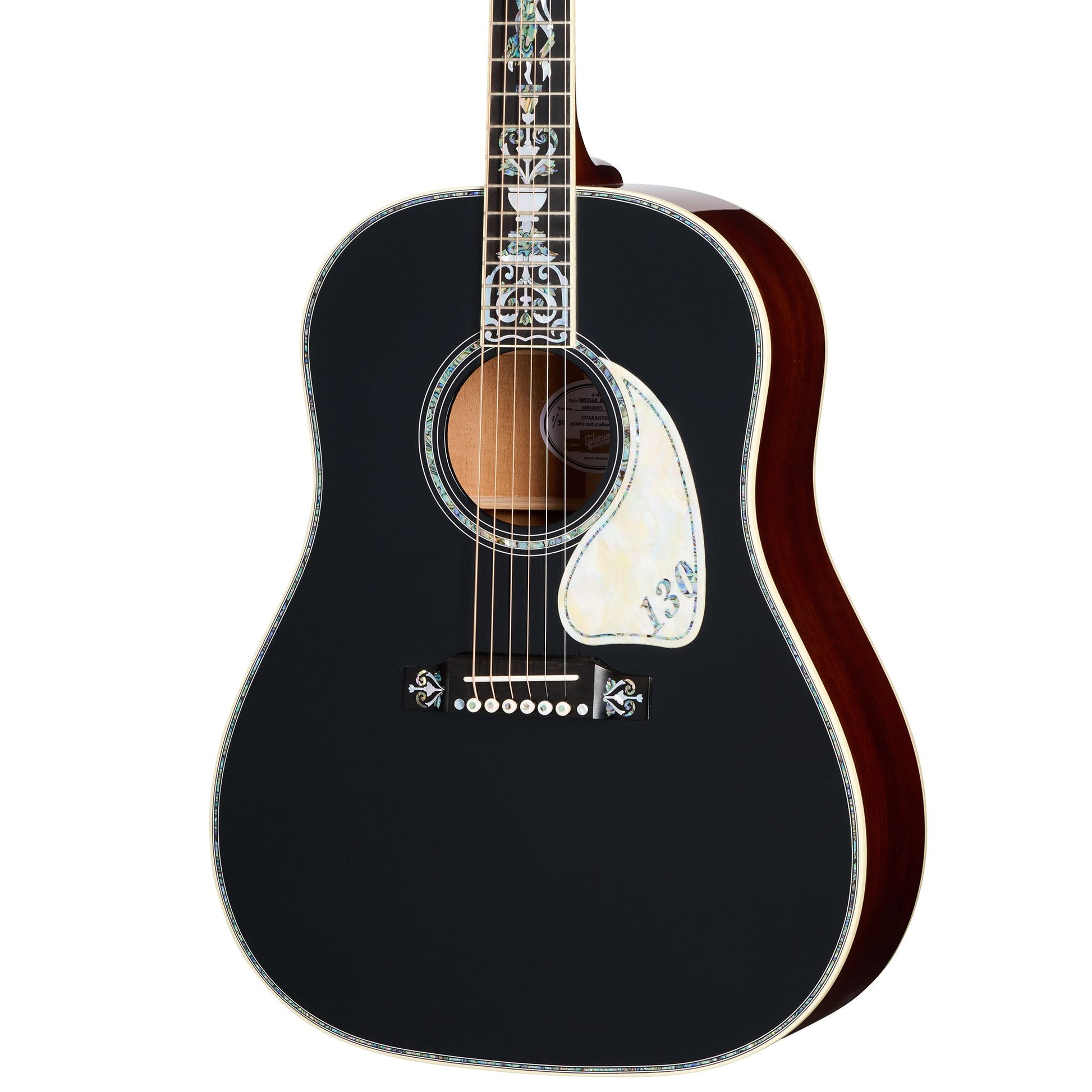 Đàn Guitar Acoustic Gibson Custom Shop Modern J-45 Orville Artisan 130th Anniversary Limited Edition - Ebony, Exclusive - Việt Music