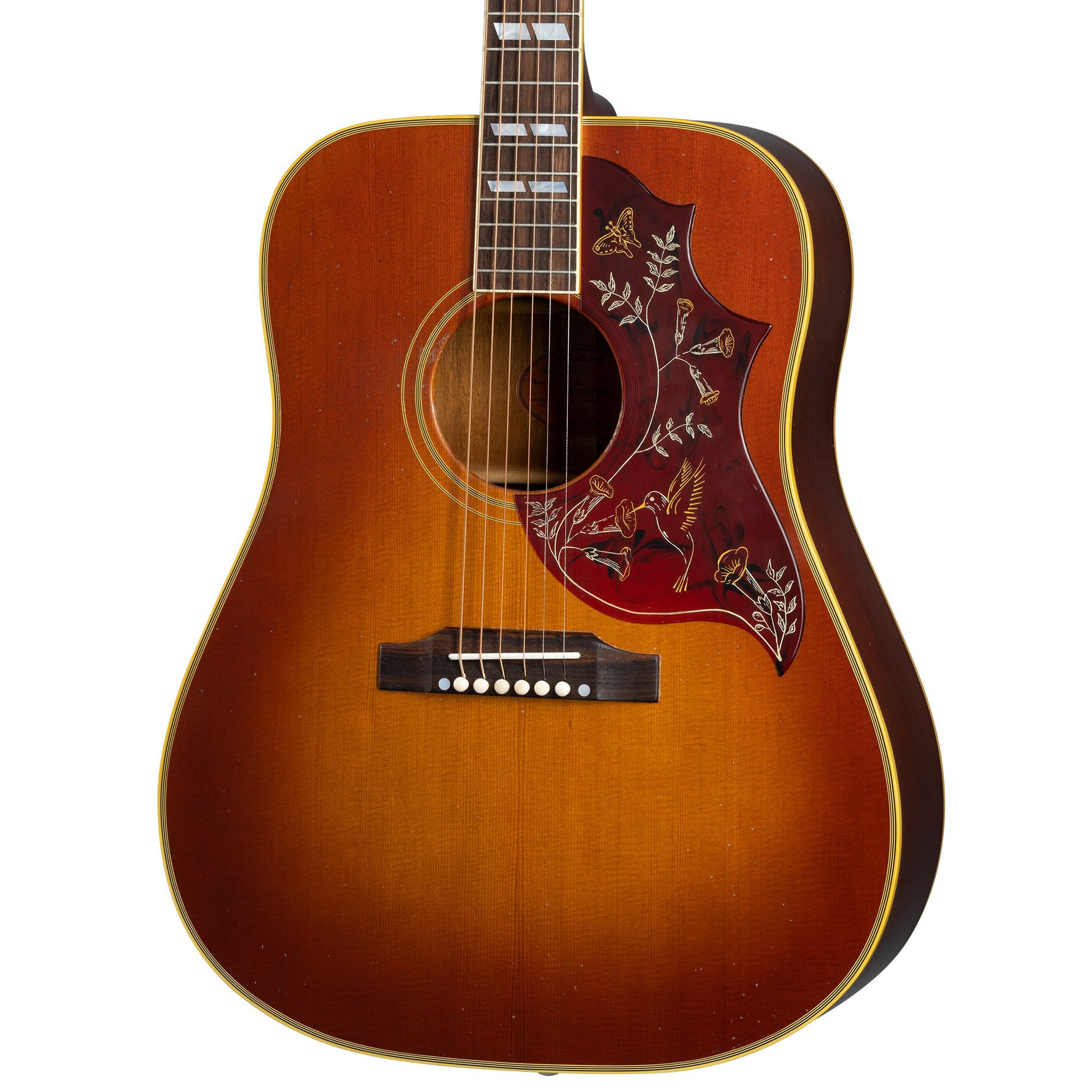 Đàn Guitar Acoustic Gibson Murphy Lab Light Aged 1960 Hummingbird, Heritage Cherry Sunburst Light Aged - Việt Music