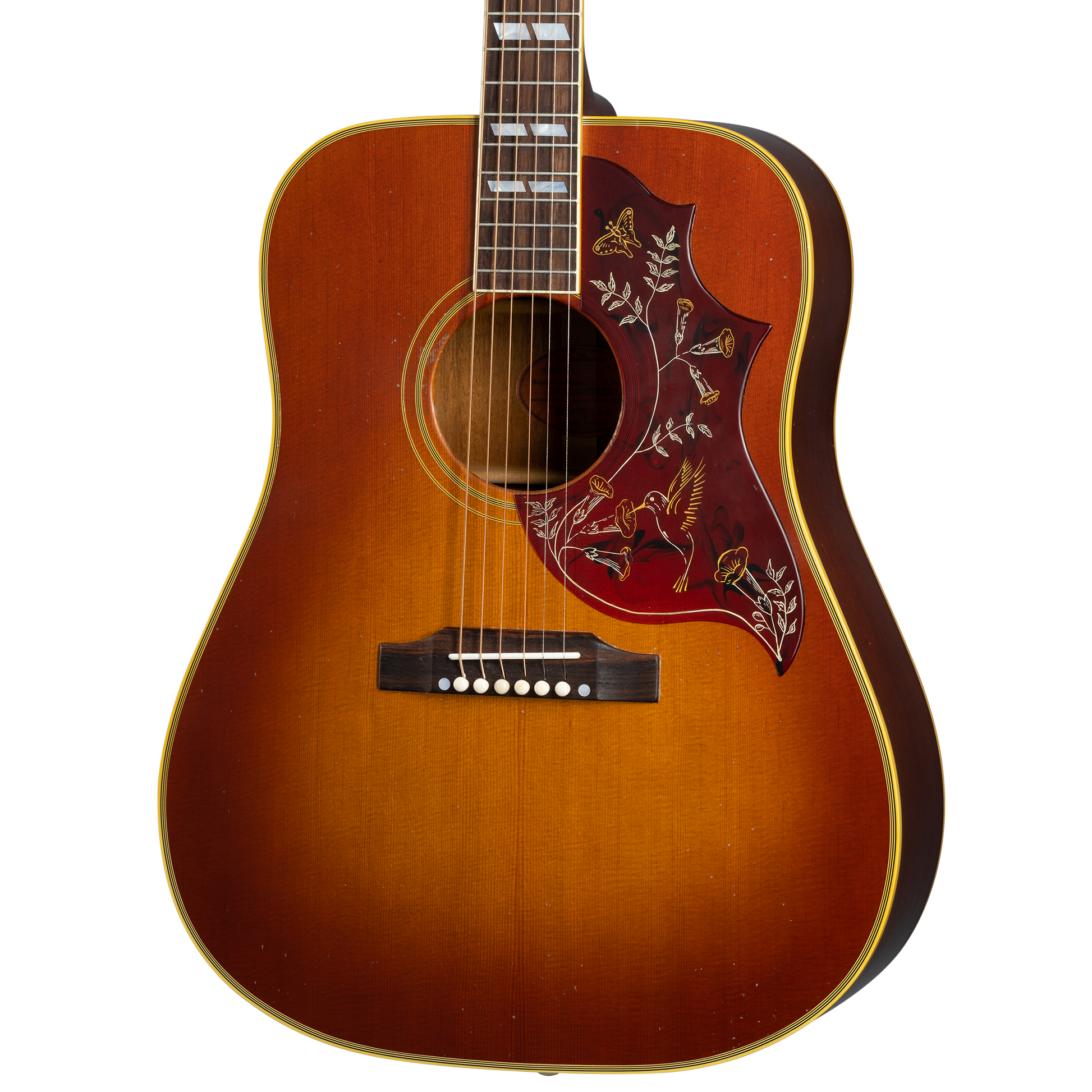 Đàn Guitar Acoustic Gibson Murphy Lab Light Aged 1960 Hummingbird, Heritage Cherry Sunburst Light Aged - Việt Music