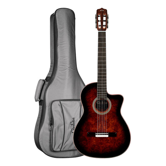 Đàn Guitar Classic Cordoba Fusion 12 Brown Sugar Burst - Việt Music