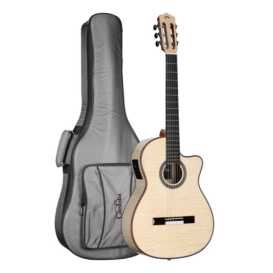 Đàn Guitar Classic Cordoba Fusion 12 White Sands - Việt Music