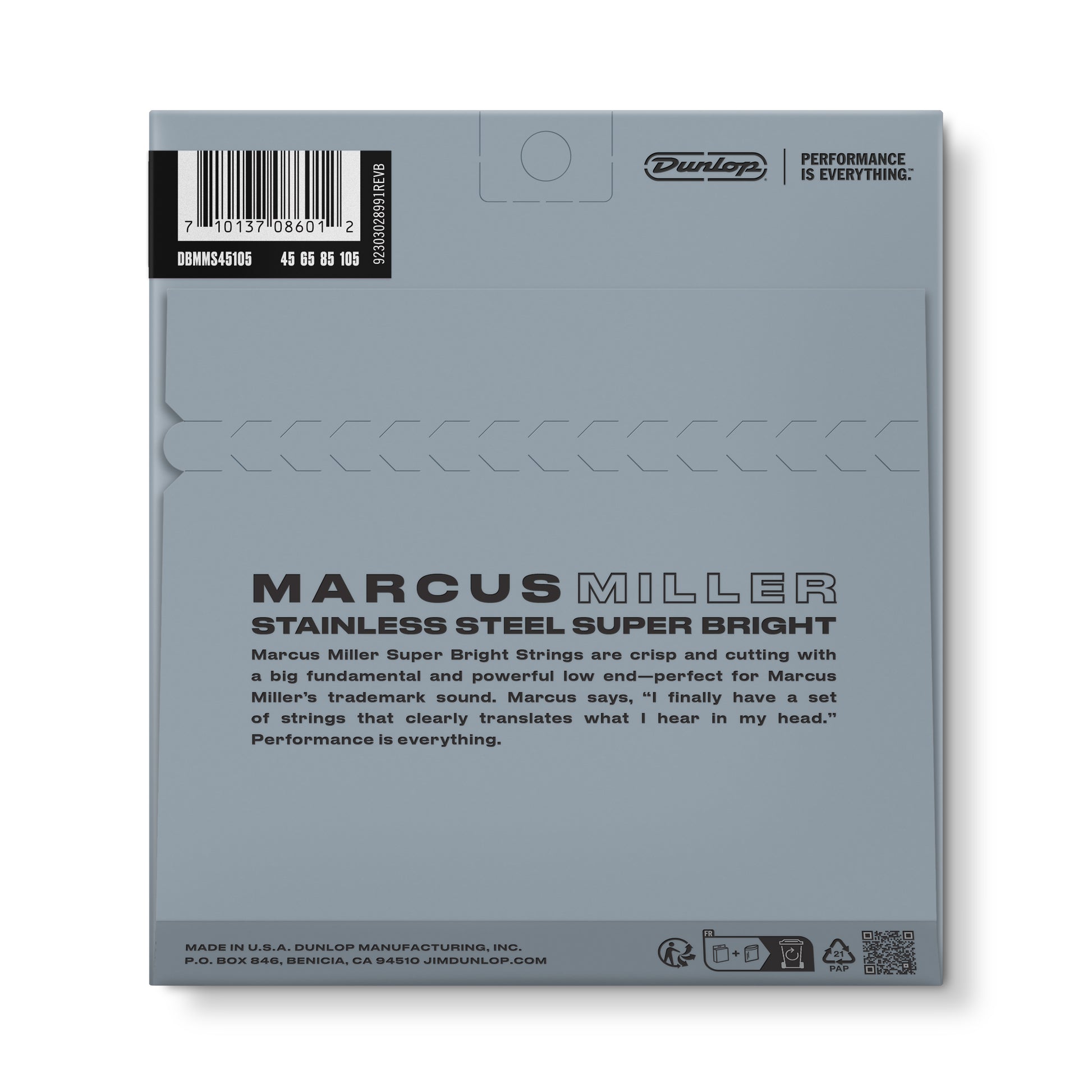 Dây Đàn Guitar Bass Jim Dunlop DBMMS45105 - Marcus Miller Super Bright - Việt Music