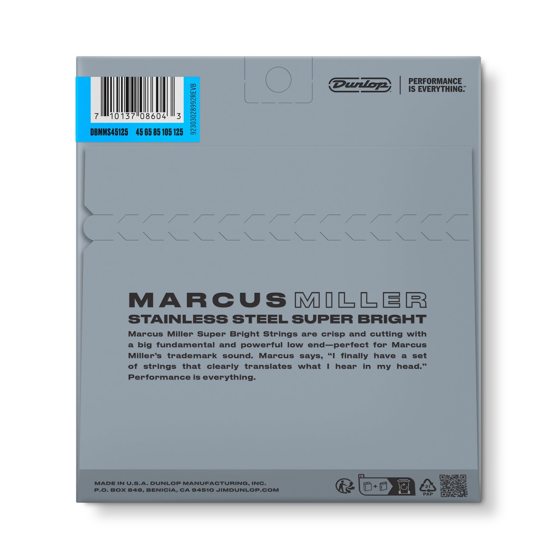 Dây Đàn Guitar Bass Jim Dunlop DBMMS45125 - Marcus Miller Super Bright - Việt Music