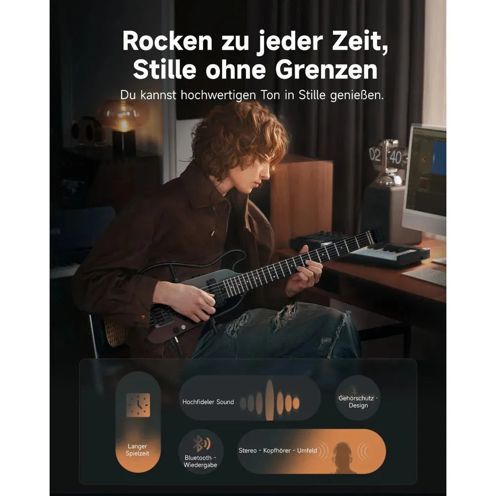 Đàn Guitar Điện Donner HUSH-X Pro - Việt Music