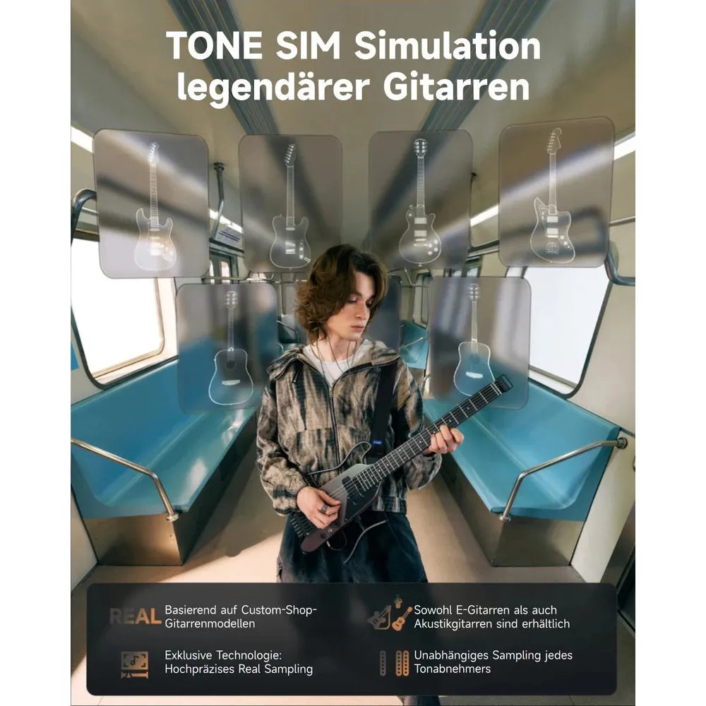 Đàn Guitar Điện Donner HUSH-X Pro - Việt Music