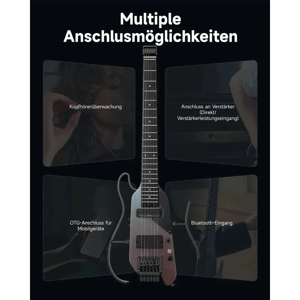 Đàn Guitar Điện Donner HUSH-X Pro - Việt Music