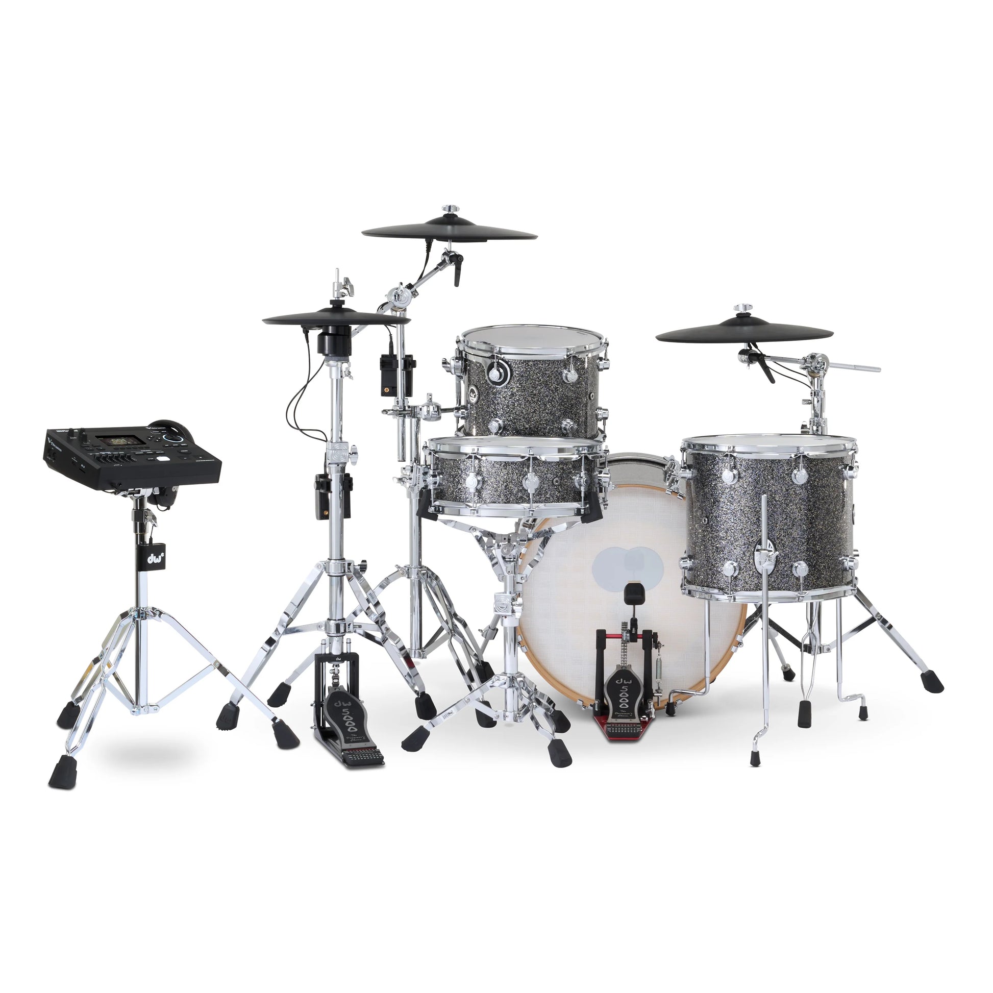 Trống Cơ DW DWe Drum Kit Bundle 4-Piece w/Roland V-Cymbals + V51 Module (20/12/14/14) - Việt Music