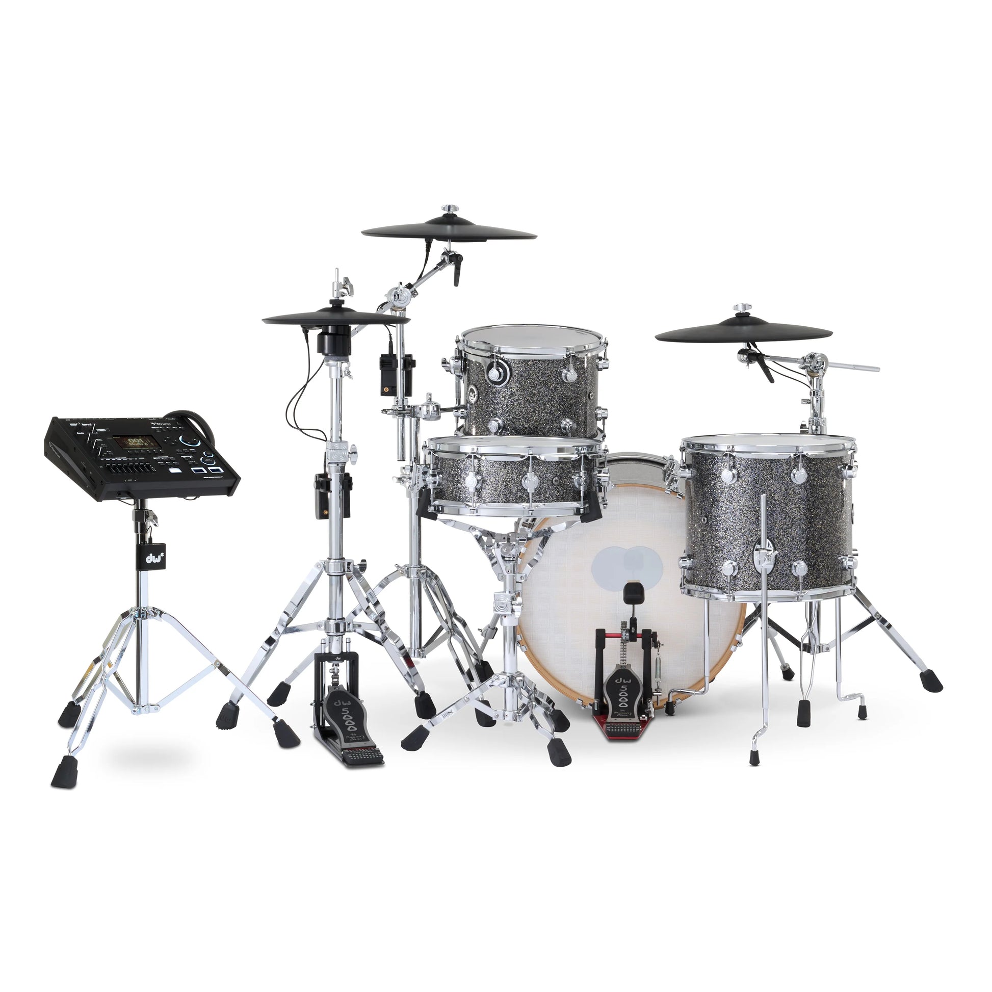 Trống Cơ DW DWe Drum Kit Bundle 4-Piece w/Roland V-Cymbals + V71 Module (20/12/14/14) - Việt Music