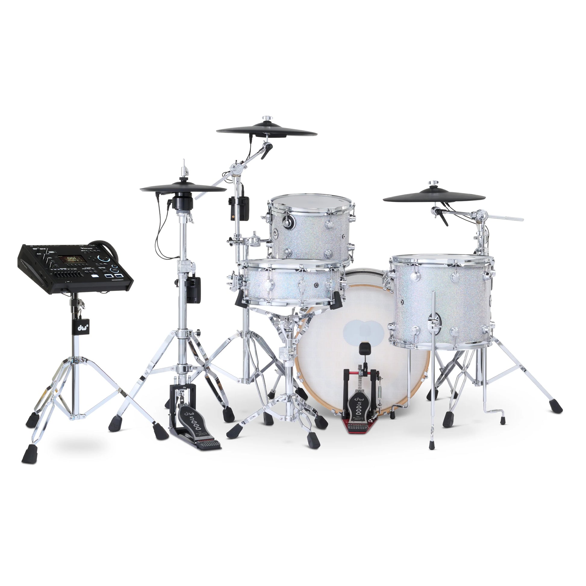 Trống Cơ DW DWe Drum Kit Bundle 4-Piece w/Roland V-Cymbals + V71 Module (20/12/14/14) - Việt Music