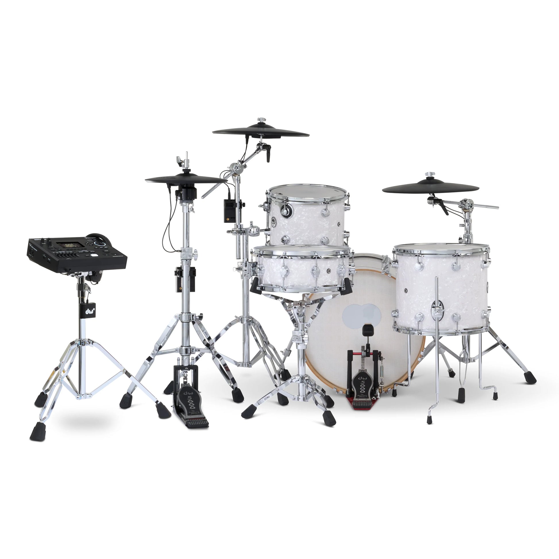 Trống Cơ DW DWe Drum Kit Bundle 4-Piece w/Roland V-Cymbals + V51 Module (20/12/14/14) - Việt Music