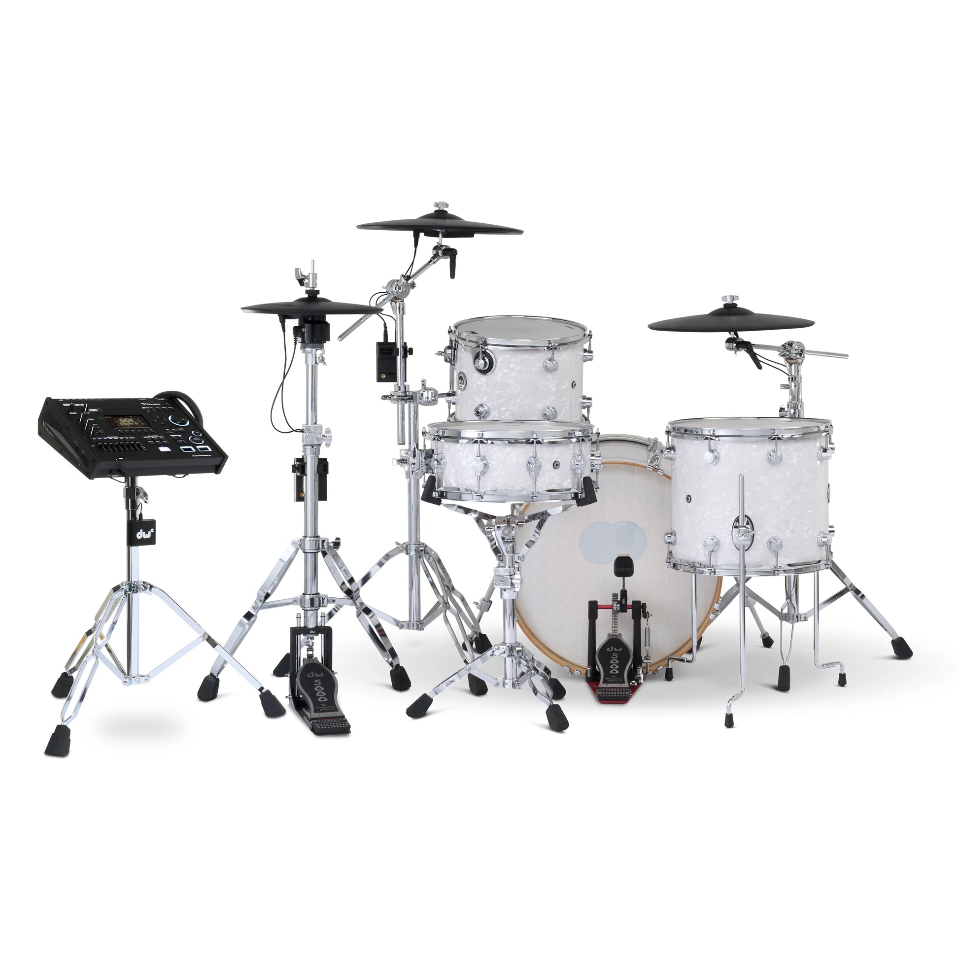 Trống Cơ DW DWe Drum Kit Bundle 4-Piece w/Roland V-Cymbals + V71 Module (20/12/14/14) - Việt Music