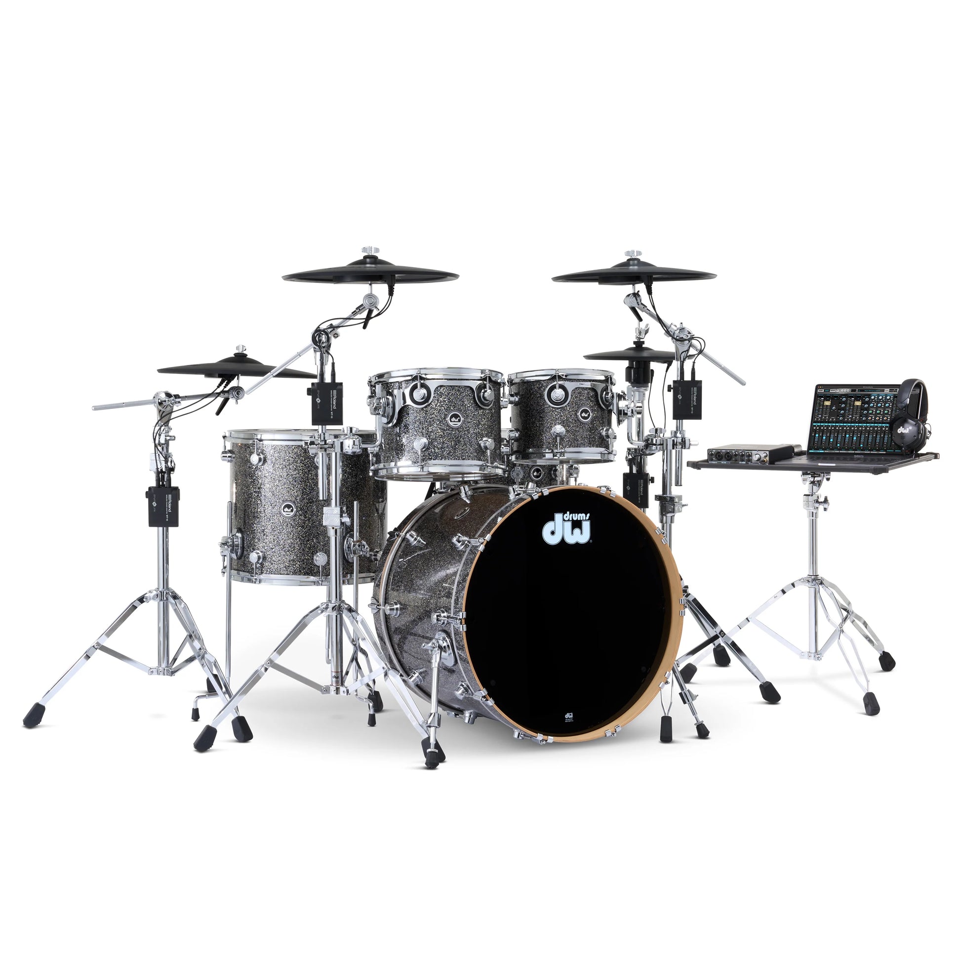Trống Cơ DW DWe Drum Kit Bundle 5-Piece w/Roland V-Cymbals (22/10-12/16/14) - Việt Music