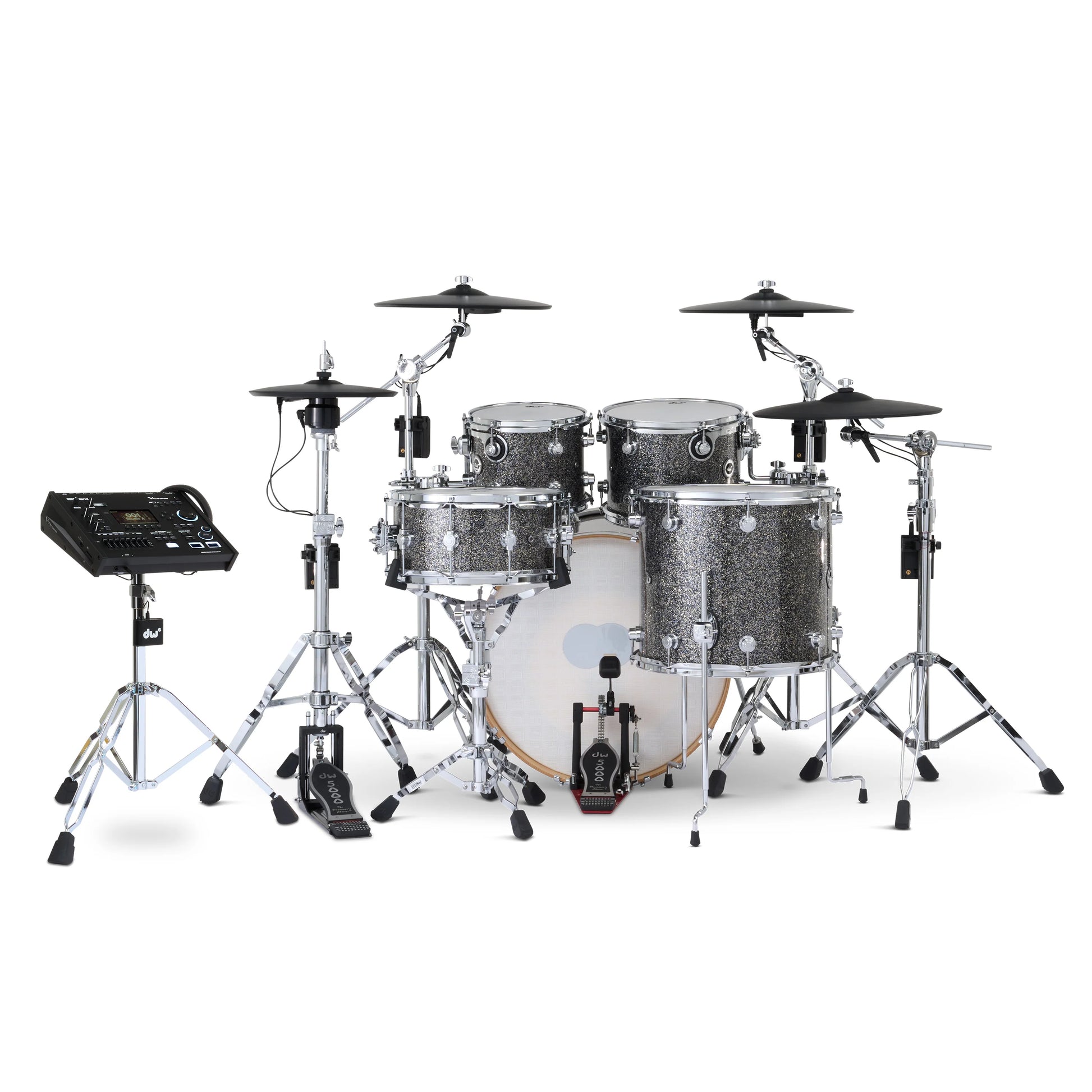 Trống Cơ DW DWe Drum Kit Bundle 5-Piece w/Roland V-Cymbals + V71 Module (22/10-12/16/14) - Việt Music