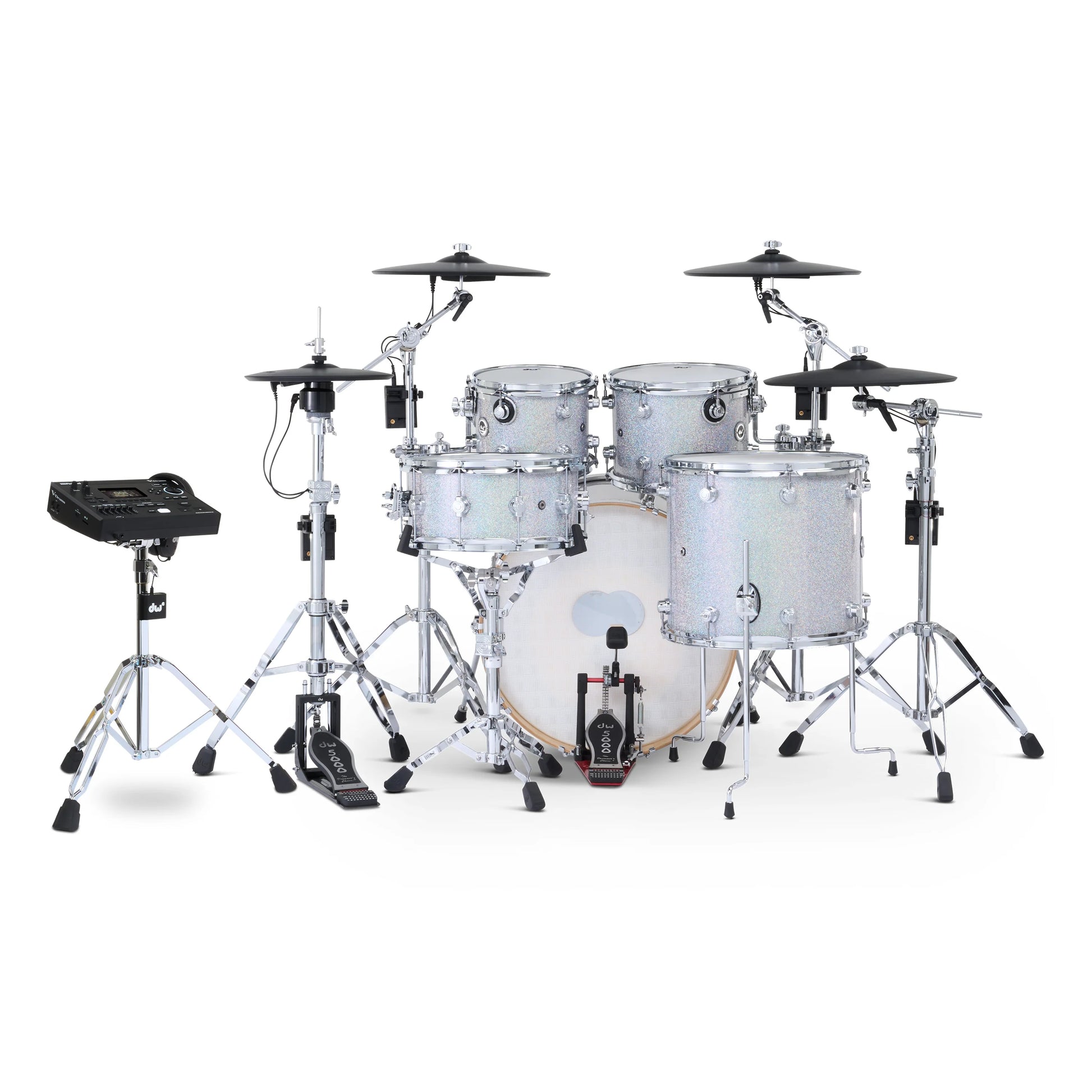 Trống Cơ DW DWe Drum Kit Bundle 5-Piece w/Roland V-Cymbals + V51 Module (22/10-12/16/14) - Việt Music