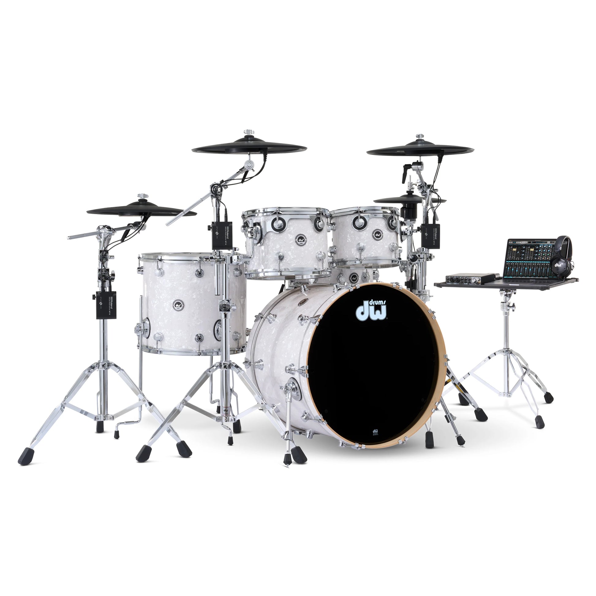Trống Cơ DW DWe Drum Kit Bundle 5-Piece w/Roland V-Cymbals (22/10-12/16/14) - Việt Music