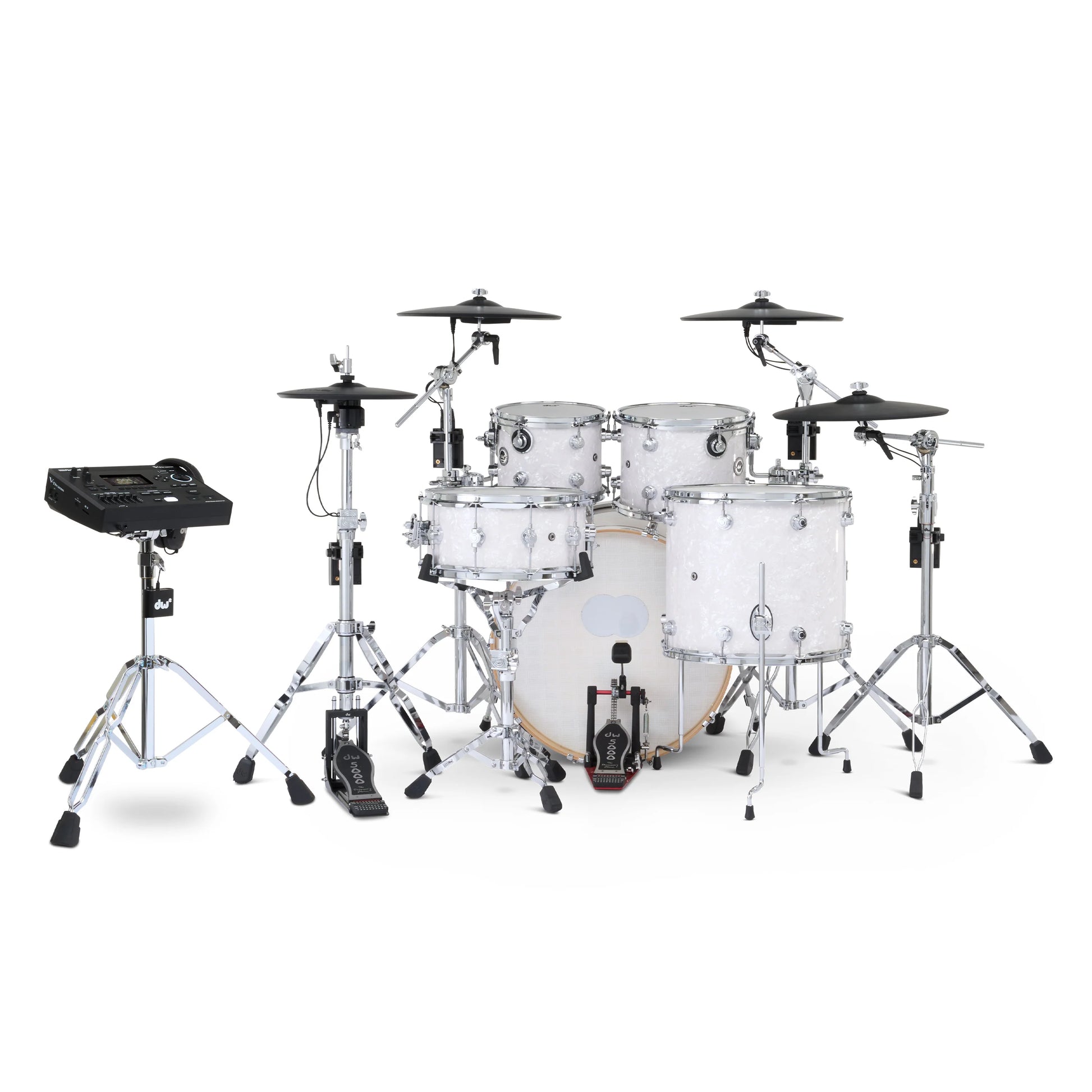 Trống Cơ DW DWe Drum Kit Bundle 5-Piece w/Roland V-Cymbals + V51 Module (22/10-12/16/14) - Việt Music