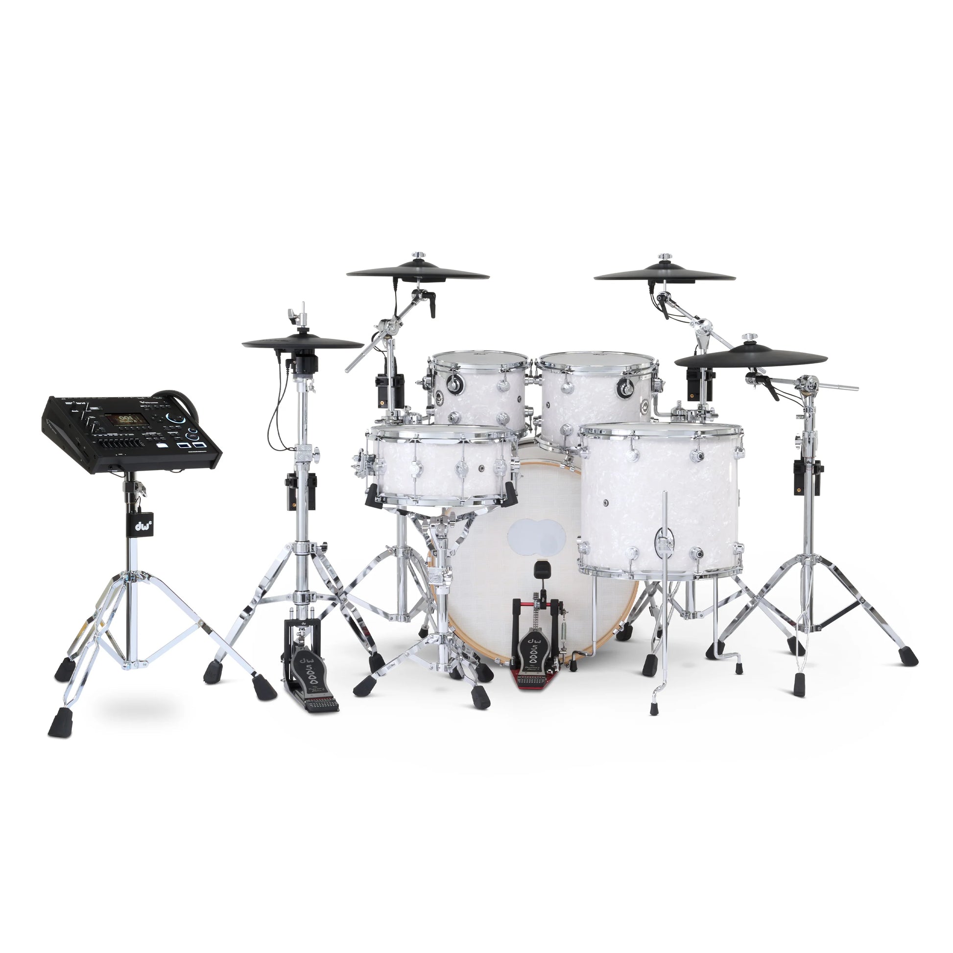 Trống Cơ DW DWe Drum Kit Bundle 5-Piece w/Roland V-Cymbals + V71 Module (22/10-12/16/14) - Việt Music