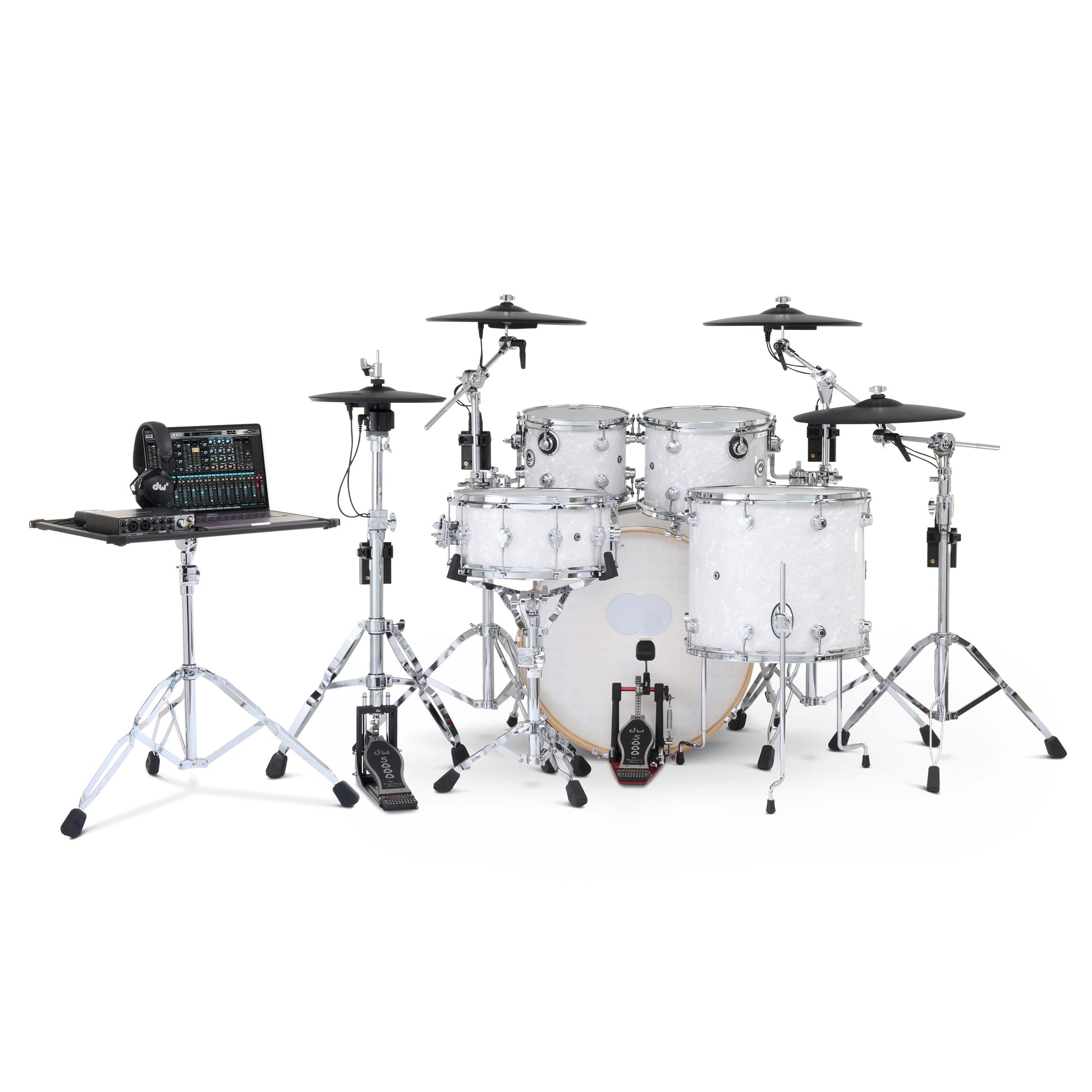 Trống Cơ DW DWe Drum Kit Bundle 5-Piece w/Roland V-Cymbals (22/10-12/16/14) - Việt Music