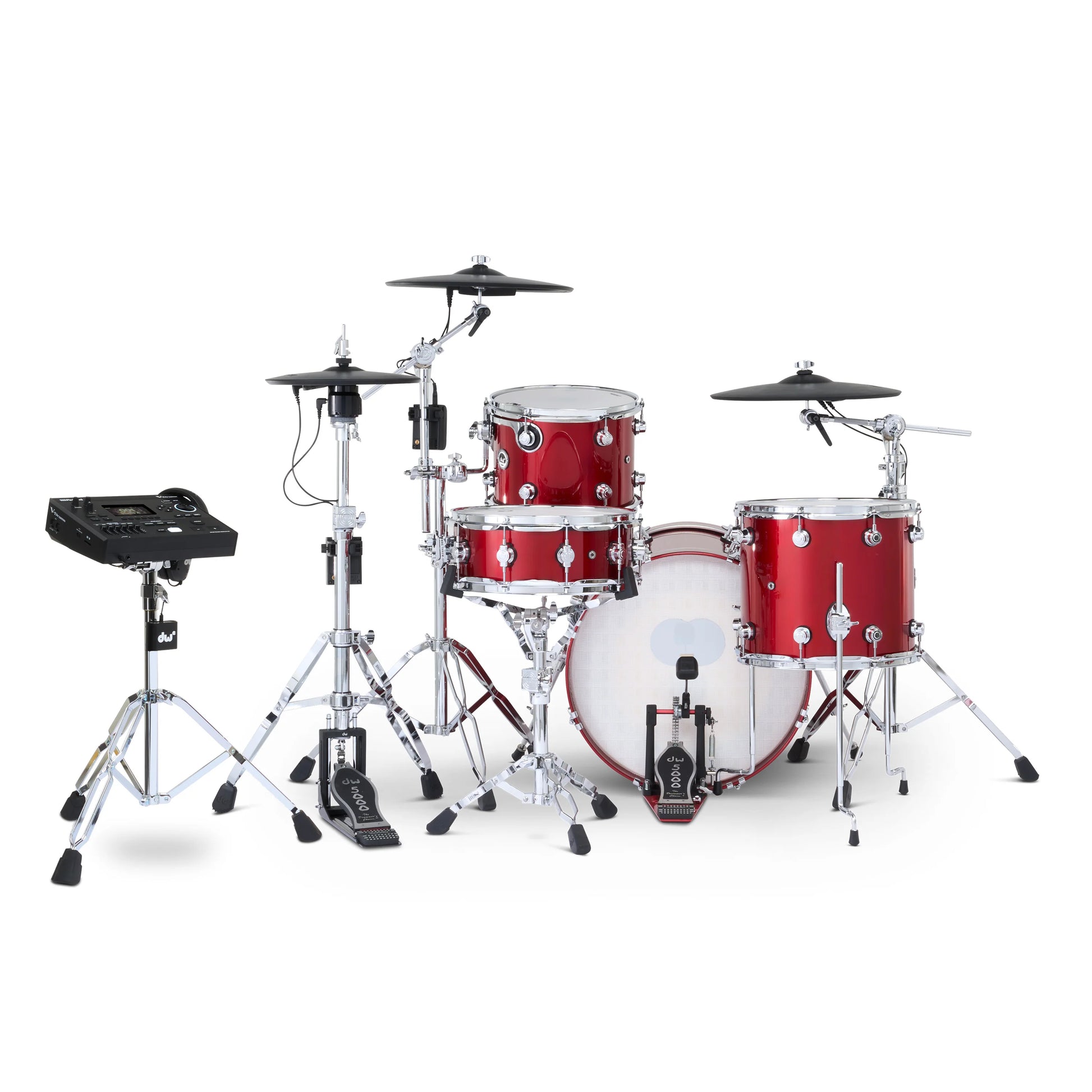 Trống Cơ DW DWe Drum Kit Bundle 4-Piece w/Roland V-Cymbals + V51 Module (20/12/14/14) - Việt Music