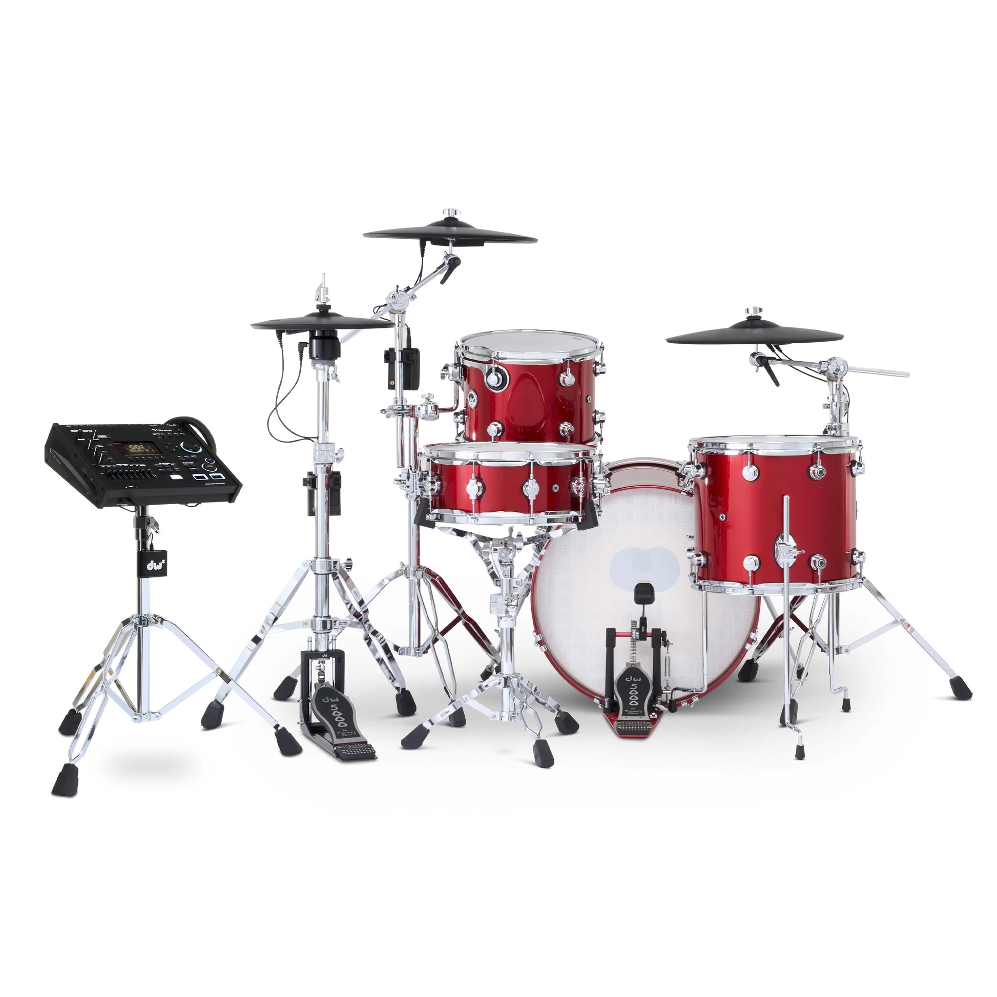 Trống Cơ DW DWe Drum Kit Bundle 4-Piece w/Roland V-Cymbals + V71 Module (20/12/14/14) - Việt Music