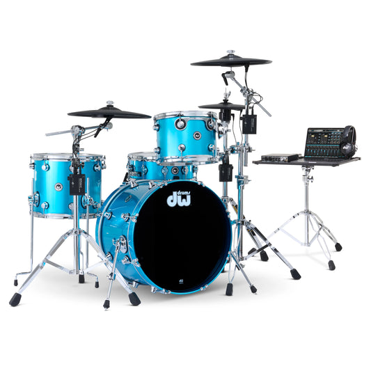 Trống Cơ DW DWe Drum Kit Bundle 4-Piece w/Roland V-Cymbals (20/12/14/14)