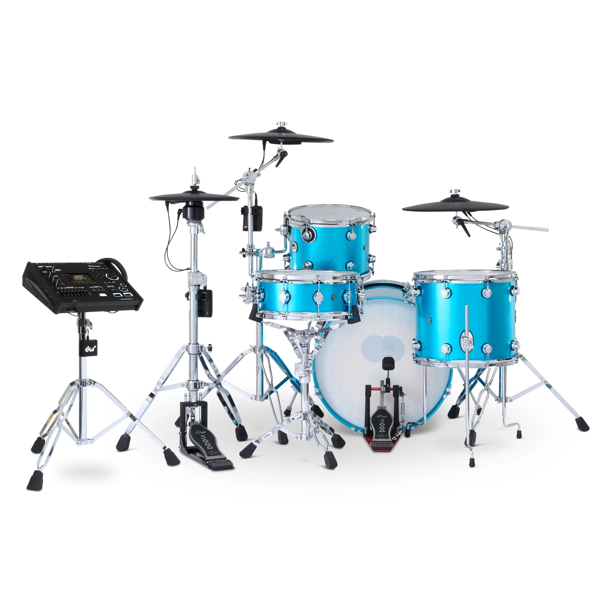 Trống Cơ DW DWe Drum Kit Bundle 4-Piece w/Roland V-Cymbals + V71 Module (20/12/14/14) - Việt Music