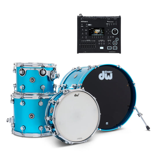 Trống Cơ DW DWe Shell Pack 4-Piece + V71 Module