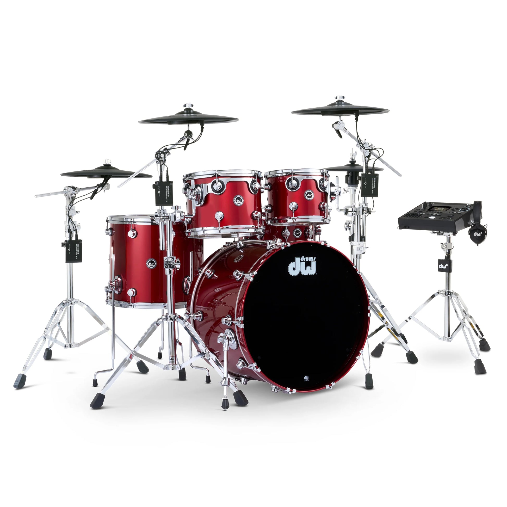 Trống Cơ DW DWe Drum Kit Bundle 5-Piece w/Roland V-Cymbals + V51 Module (22/10-12/16/14) - Việt Music