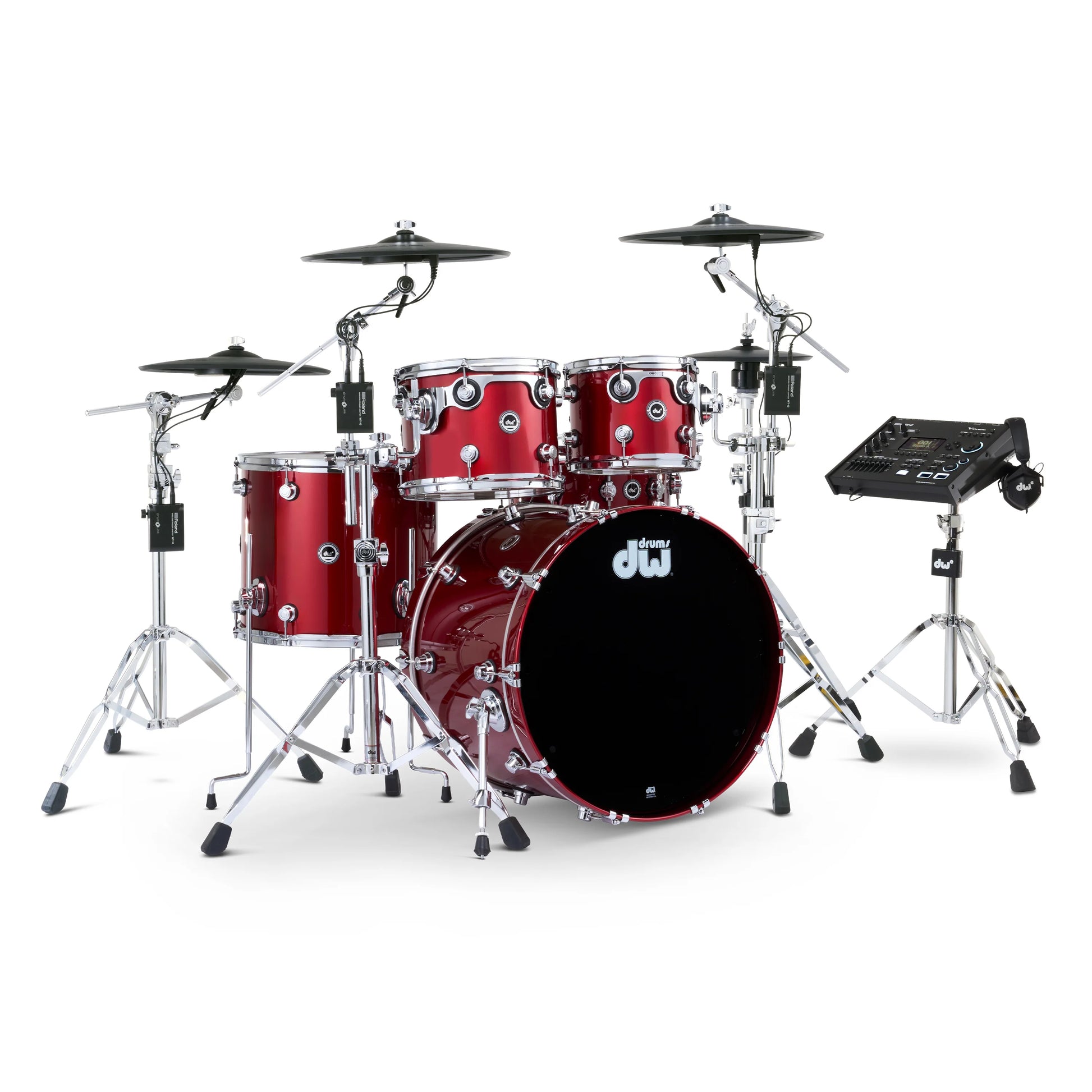 Trống Cơ DW DWe Drum Kit Bundle 5-Piece w/Roland V-Cymbals + V71 Module (22/10-12/16/14) - Việt Music