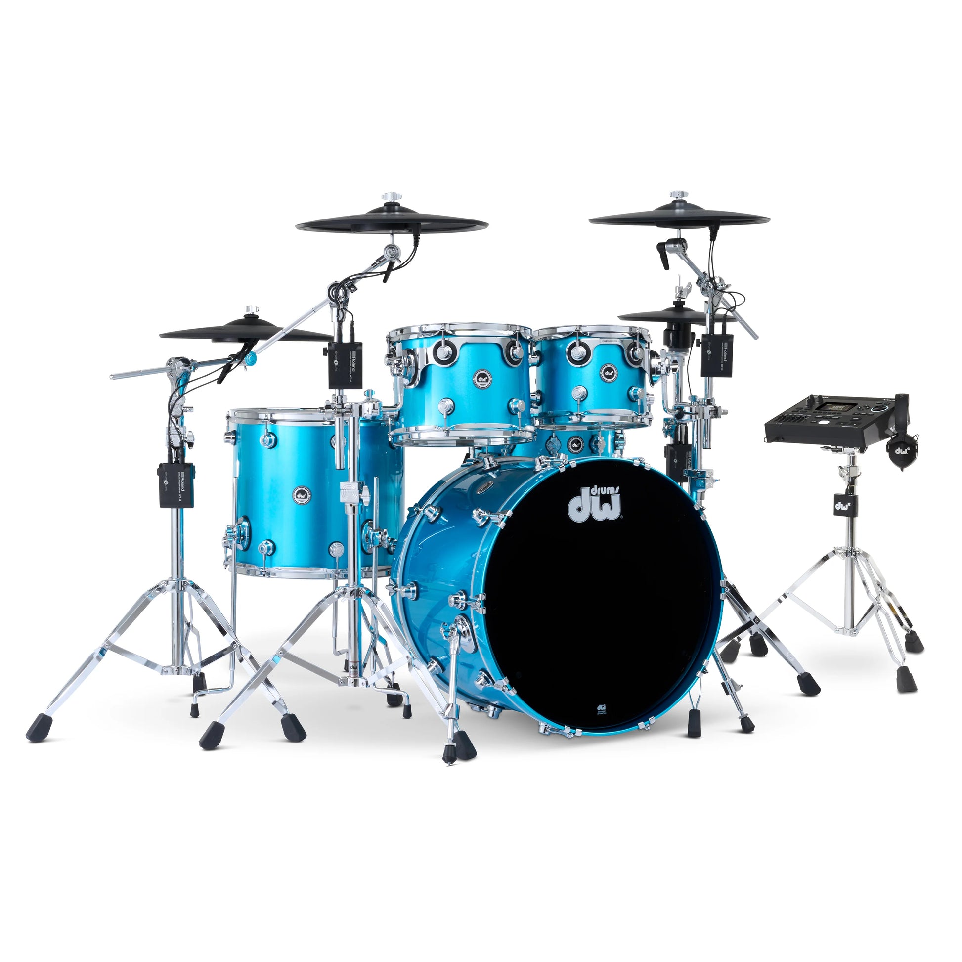 Trống Cơ DW DWe Drum Kit Bundle 5-Piece w/Roland V-Cymbals + V51 Module (22/10-12/16/14) - Việt Music